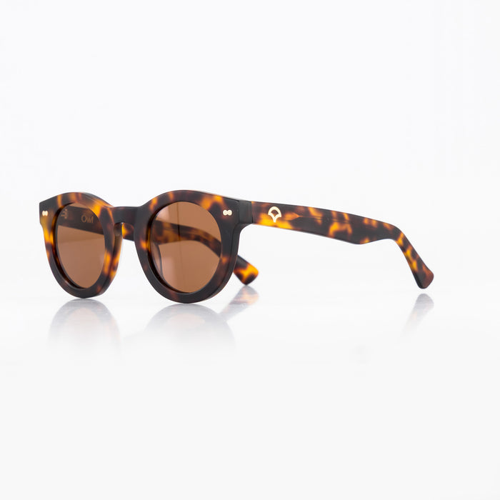Owl / Bio-Acetate / Matte Tortoise - alternate view
