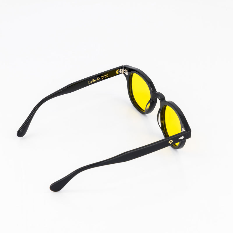 Trafton / Bio-Acetate / Black - UV400 Yellow Lens