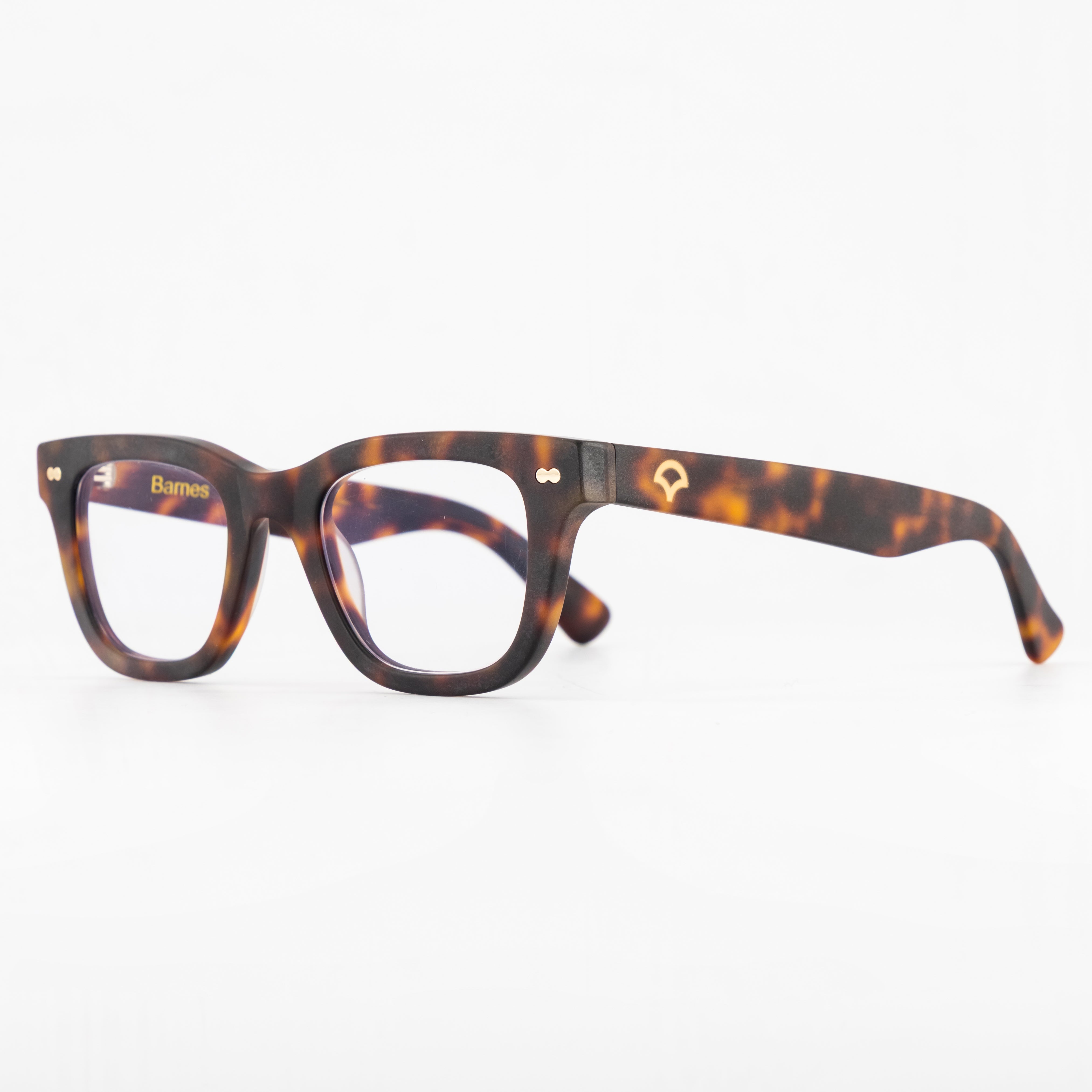 Barnes / Bio-Acetate / Matte Tortoise - Prescription