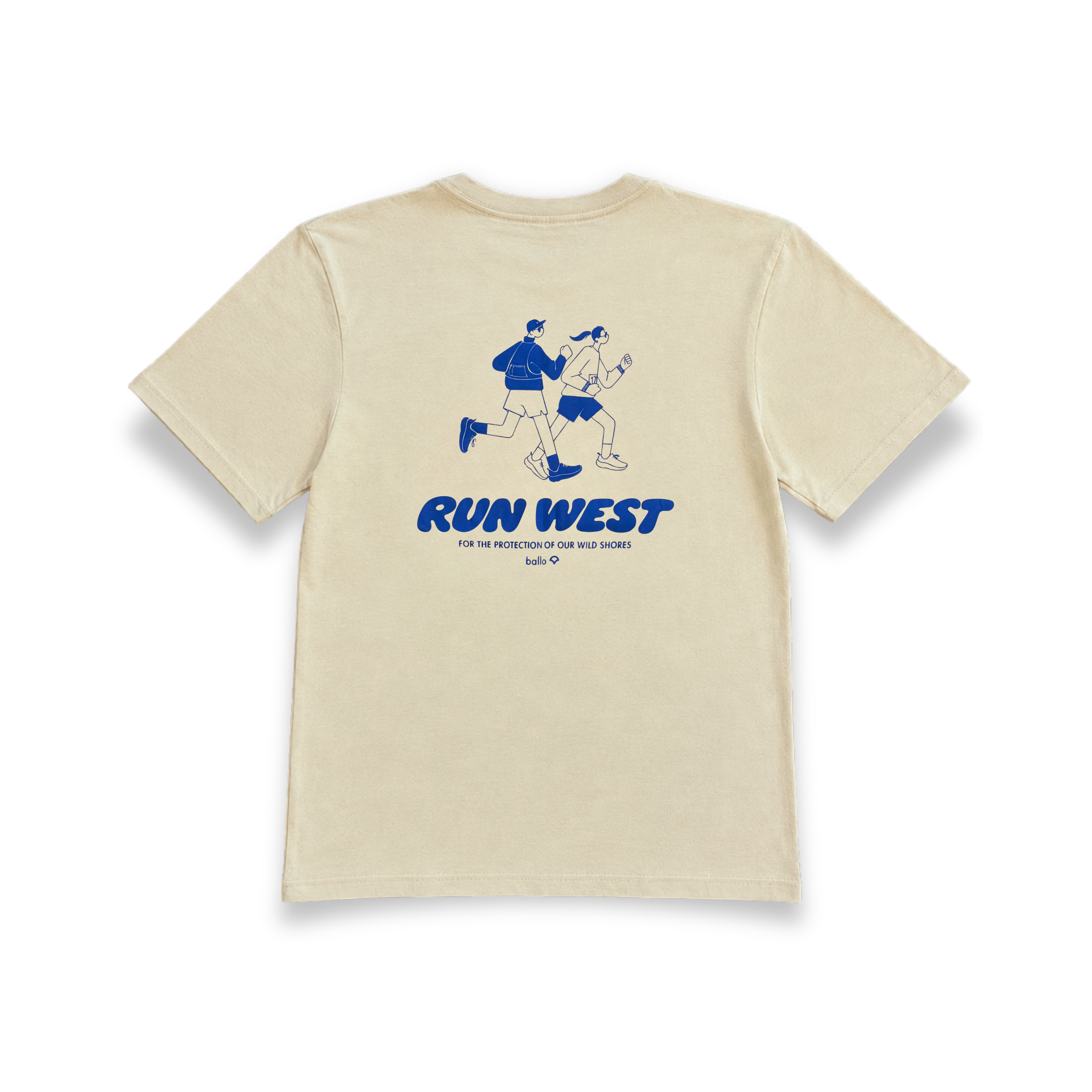 Run West T-Shirt / Stone