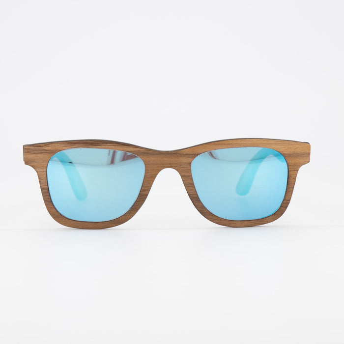 Barnes / Walnut - Blue Mirror