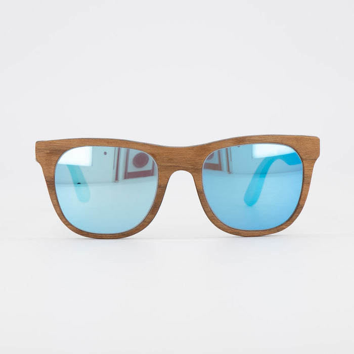 Burge / Walnut - Blue Mirror